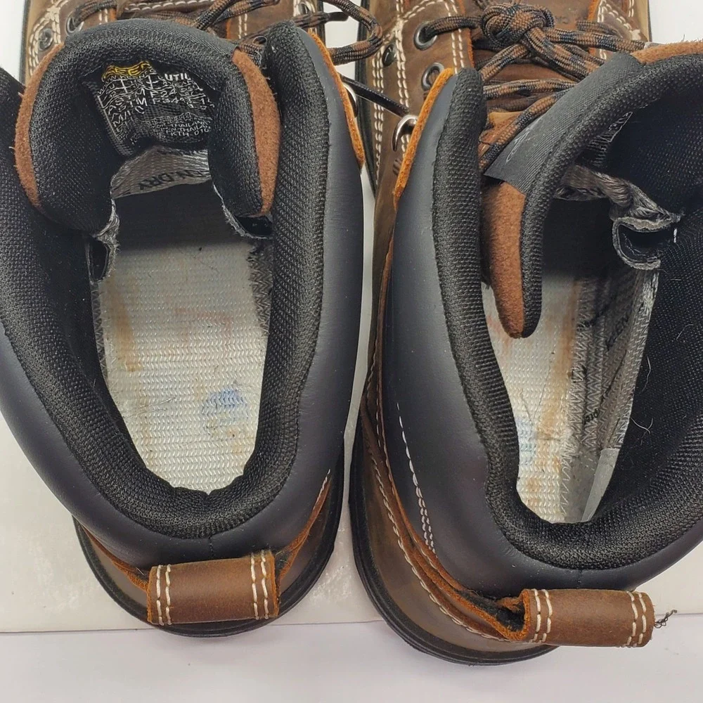 KEEN Utility Work Boots Men 9D Brown Leather Waterproof Carbon Toe EH 1027100D